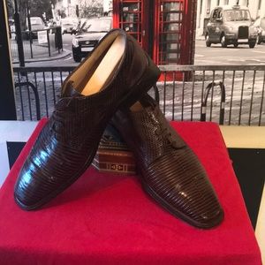 Elegant Brown Leather Oxfords
